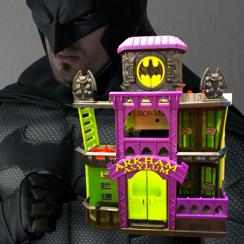 Fisher Price Batman Arkham Asylum Jail DC Super Friends Imaginext Playset Only